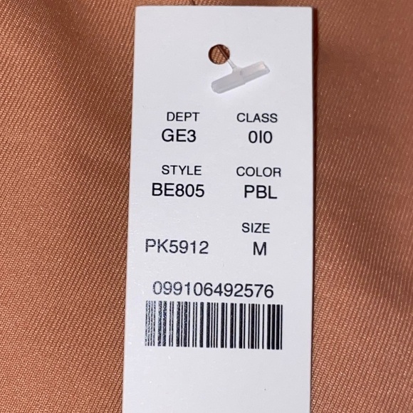 J. Crew NWT Ribbed Curved Waist Cheeky String Bikini Bottom Size M Pink 80s - Picture 3 of 5